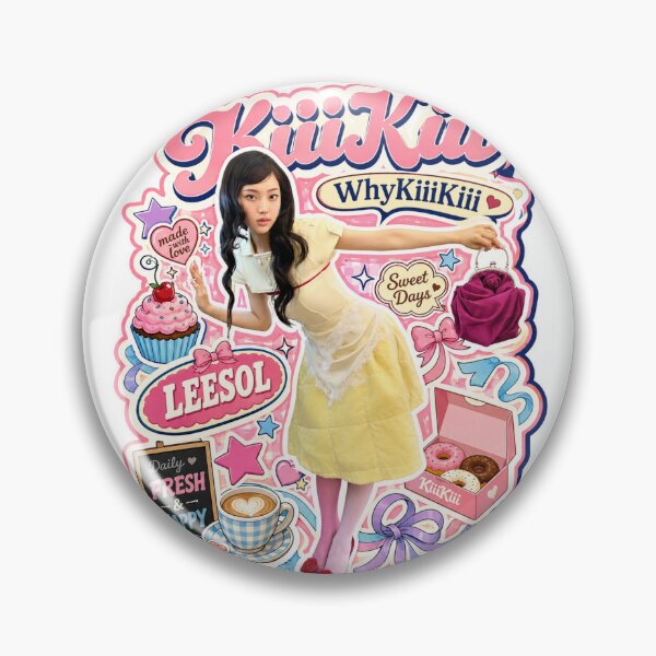 Item preview, Vibrant KiiiKiii Leesol WhyKiiiKiii Cute Pop Idol Merch designed and sold by Valereekmerch.