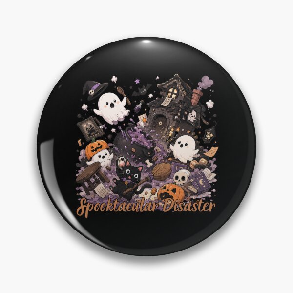 Item preview, Spooktacular Disaster Cute Ghost Halloween Artwork designed and sold by NESTORY-Studio.