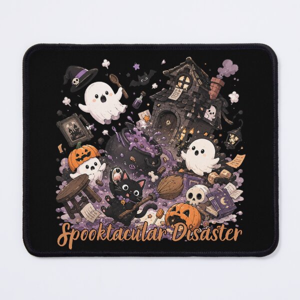Item preview, Spooktacular Disaster Cute Ghost Halloween Artwork designed and sold by NESTORY-Studio.