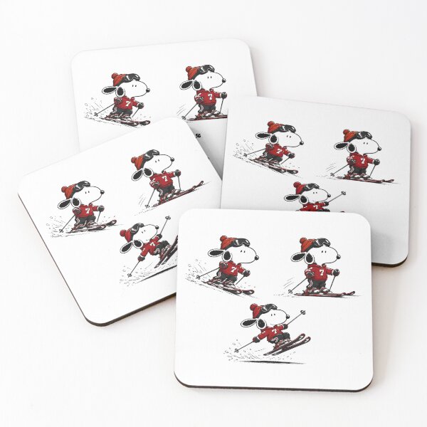 Item preview, Cute Snoopy Skiing Collection | Funny Beagle Winter Sports Fan Art designed and sold by artizallart.