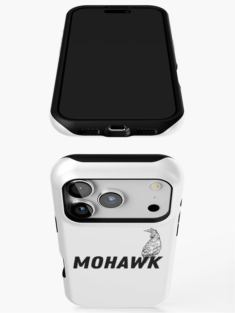 Thumbnail 3 of 4, iPhone Case, Mohawk, the Punk Rawk Hawk designed and sold by StillInBeta.