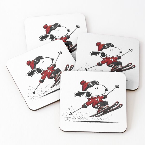 Item preview, Snoopy Catching Air on Skis | Cute Peanuts Fan Art designed and sold by artizallart.
