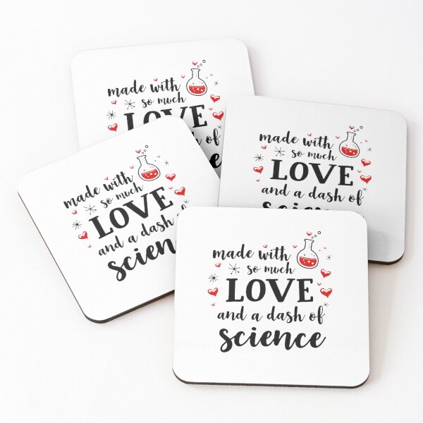 Item preview, Made with Love and Science Design designed and sold by WhiteLightPrint.