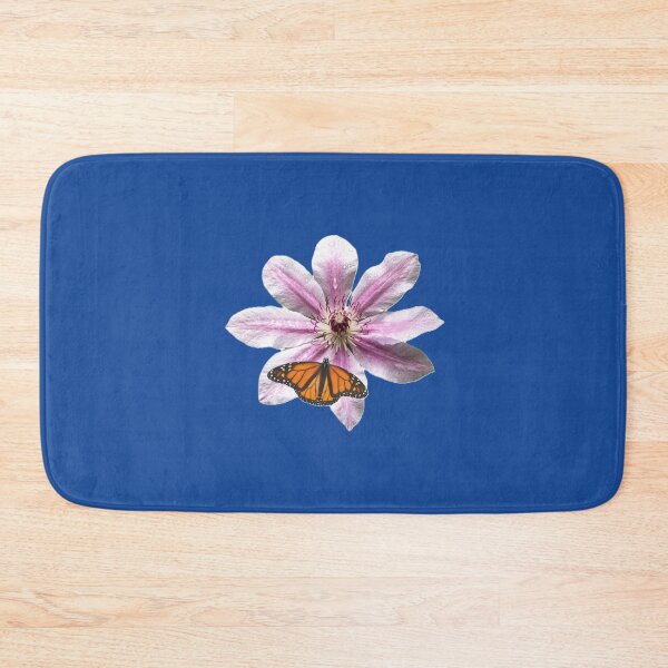 Item preview, A monarch butterfly (Danaus plexippus) perched on a pink flower. designed and sold by annasofia.