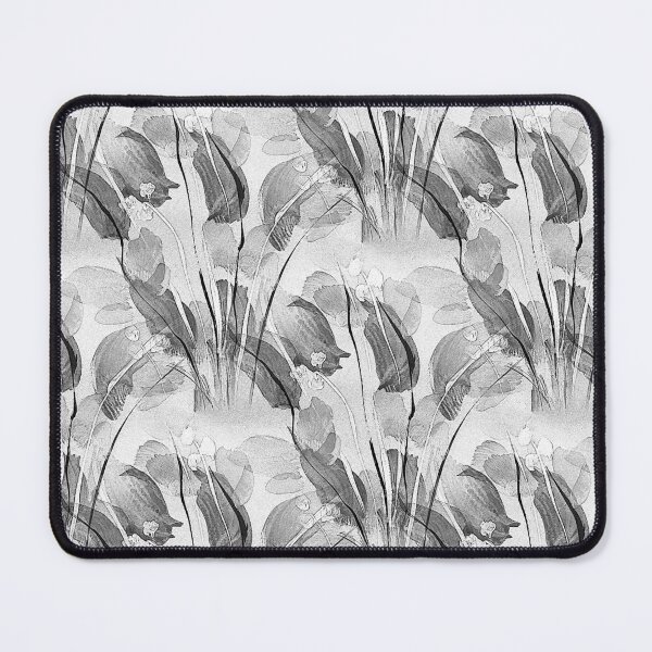Item preview, Spring Monochromatic Garden Flowers in Gray designed and sold by Artistestella.