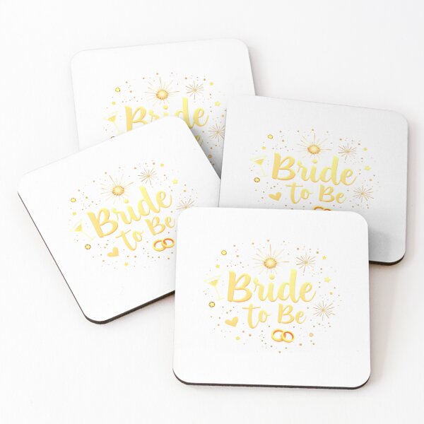 Item preview, Bride To Be Gold Bachelorette Design designed and sold by WhiteLightPrint.