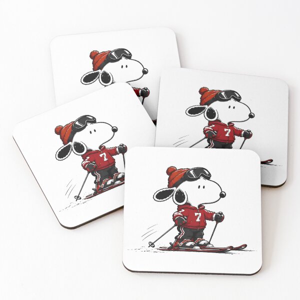 Item preview, Snoopy Ski Adventure | Cute Peanuts Ski Fan Art designed and sold by artizallart.