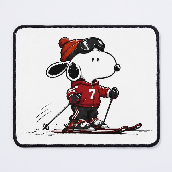 Item preview, Snoopy Ski Adventure | Cute Peanuts Ski Fan Art designed and sold by artizallart.