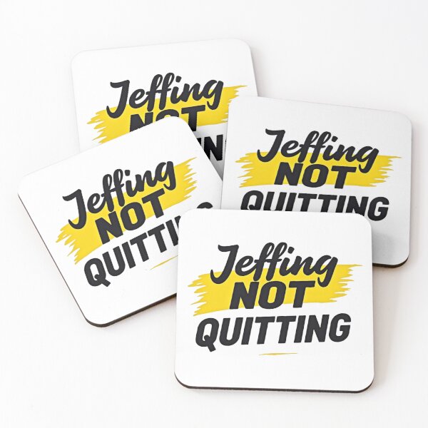 Item preview, Jeffing NOT Quitting - Light Shirts designed and sold by Towards a Better You.