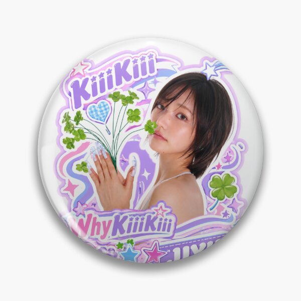 Item preview, KiiiKiii Jiyu WhyKiiiKiii Y2K Pink Star Fanmade Merch designed and sold by Valereekmerch.