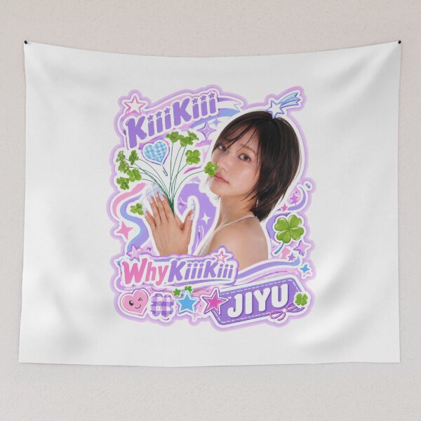 Item preview, KiiiKiii Jiyu WhyKiiiKiii Y2K Pink Star Fanmade Merch designed and sold by Valereekmerch.