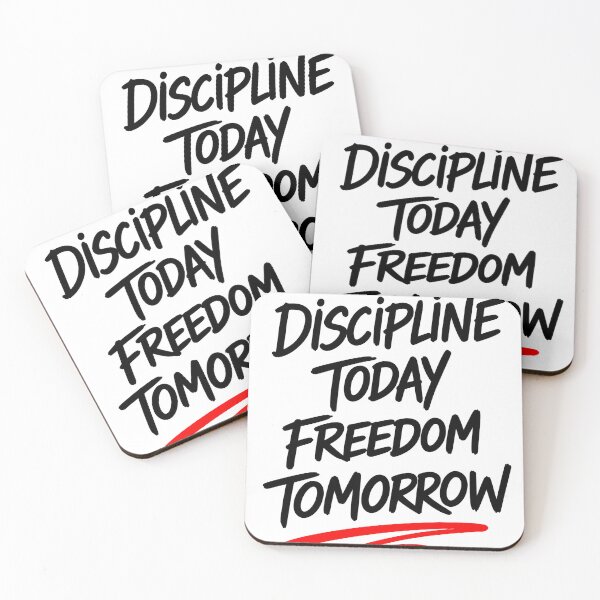 Item preview, Discipline Today Freedom Tomorrow designed and sold by Printing-Lab-Co.