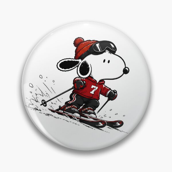 Item preview, Snoopy Powder Day | Funny Winter Sports Fan Art designed and sold by artizallart.