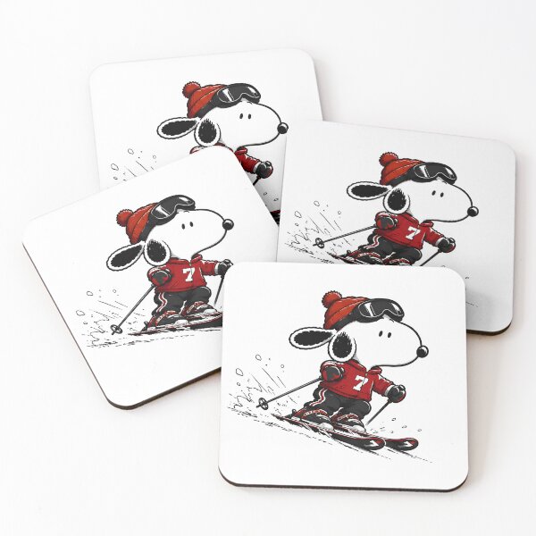 Item preview, Snoopy Powder Day | Funny Winter Sports Fan Art designed and sold by artizallart.