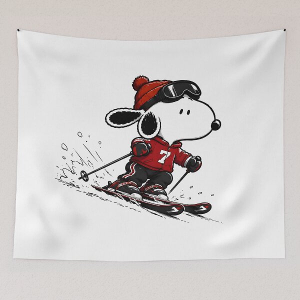 Item preview, Snoopy Powder Day | Funny Winter Sports Fan Art designed and sold by artizallart.