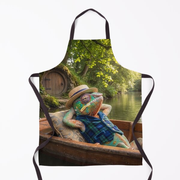Item preview, Colorful Chameleon Drifting and Daydreaming on the River designed and sold by Tridentulus.