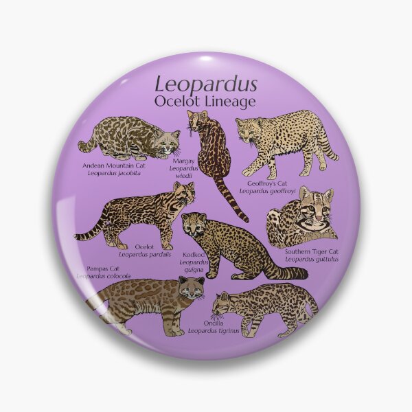 Item preview, Leopardus with Scientific Names (Purple) designed and sold by GraceT26.