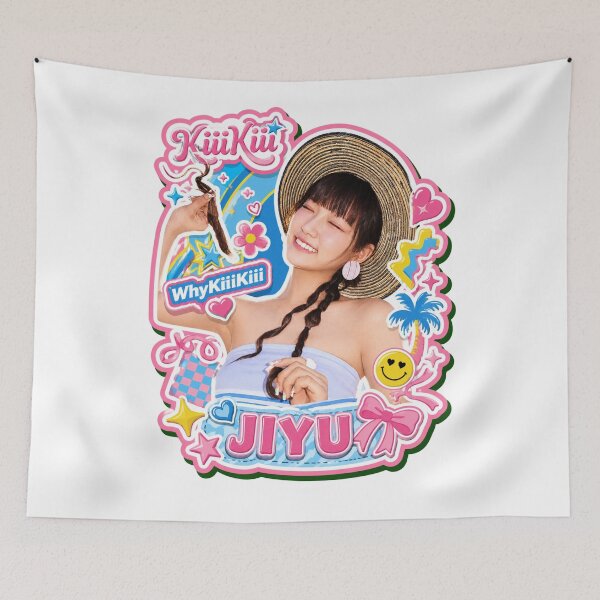 Item preview, Cute and Aesthetic KiiiKiii Jiyu WhyKiiiKiii Happy Merch designed and sold by Valereekmerch.