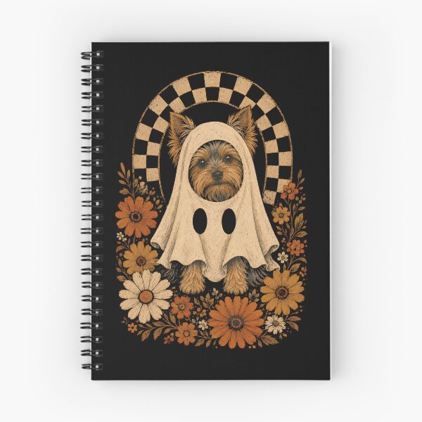 Item preview, Vintage Floral Yorkshire Terrier Ghost Costume Halloween designed and sold by JerdbordinShop.