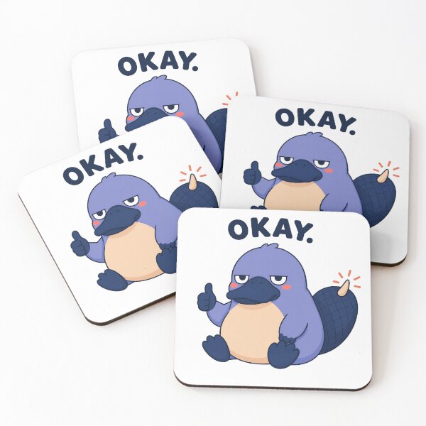 Item preview, Okay – Unimpressed Platypus Reaction designed and sold by OddFellasClub.