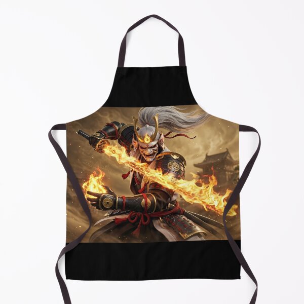 Item preview, Fiery Samurai Demon Katana Flame designed and sold by GalleryBrisArt.
