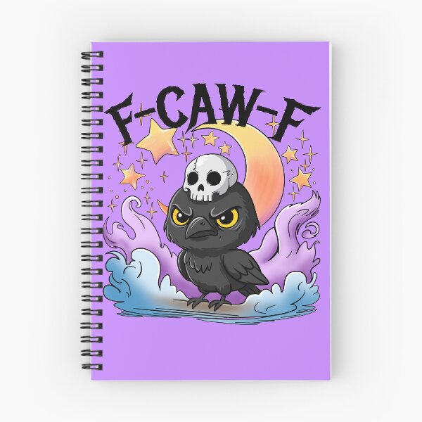 Item preview, F-CAW-F Raven – Funny Halloween Crow Pun designed and sold by Chelsealuv Krigbaum.