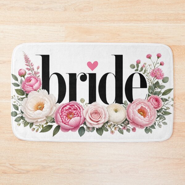 Item preview, Romantic Pink Peony & Rose Bridal Graphic designed and sold by indepthdesigns.