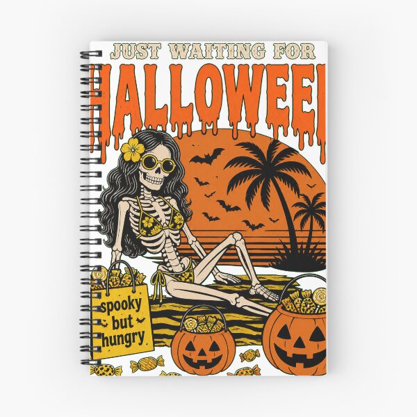 Item preview, Just Waiting for Halloween Beach Skeleton designed and sold by KireVeronica.