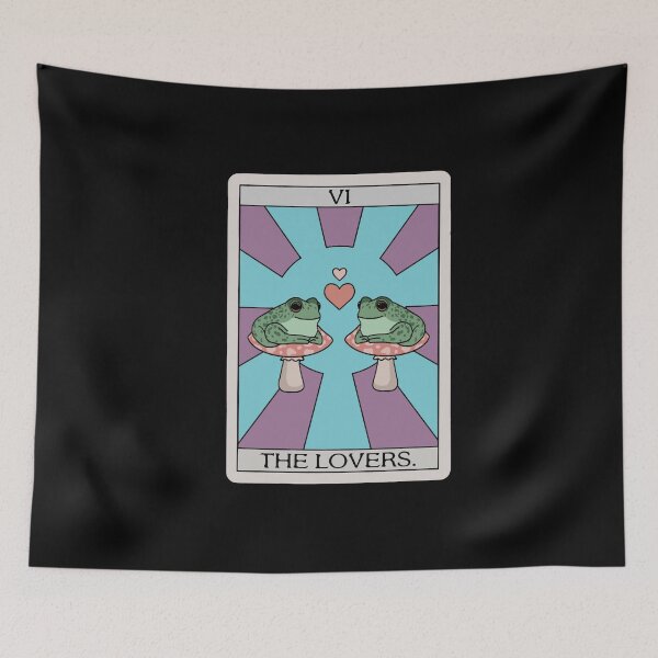 Item preview, the lovers frog tarot designed and sold by golentera.