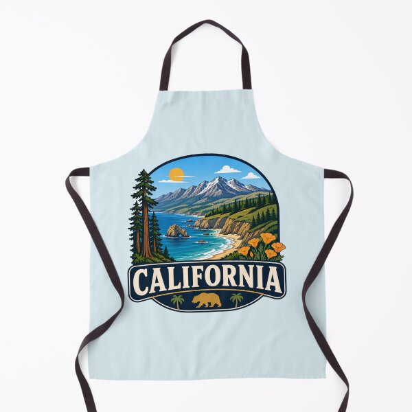 Item preview, California Coastal Mountains and Redwood Forests designed and sold by Myra365Art.