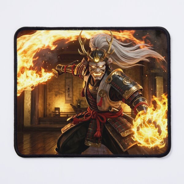 Item preview, Fiery Samurai Demon Katana Flame designed and sold by GalleryBrisArt.
