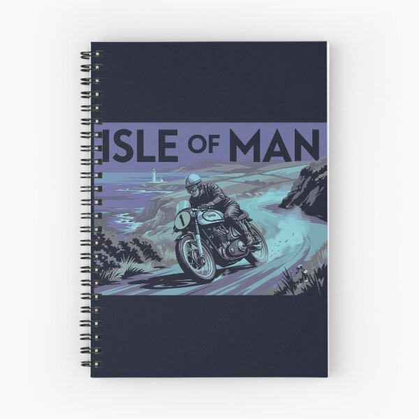 Item preview, Isle of Man TT Vintage Motorcycle Racing Poster Graphic designed and sold by KiwiRider.