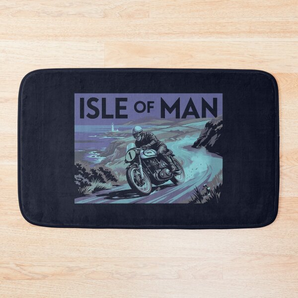 Item preview, Isle of Man TT Vintage Motorcycle Racing Poster Graphic designed and sold by KiwiRider.