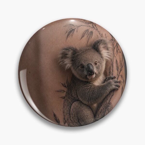 Item preview, Koala On Branch Tattoo Shoulder designed and sold by Diego Re.