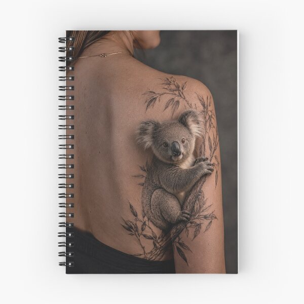 Item preview, Koala On Branch Tattoo Shoulder designed and sold by Diego Re.