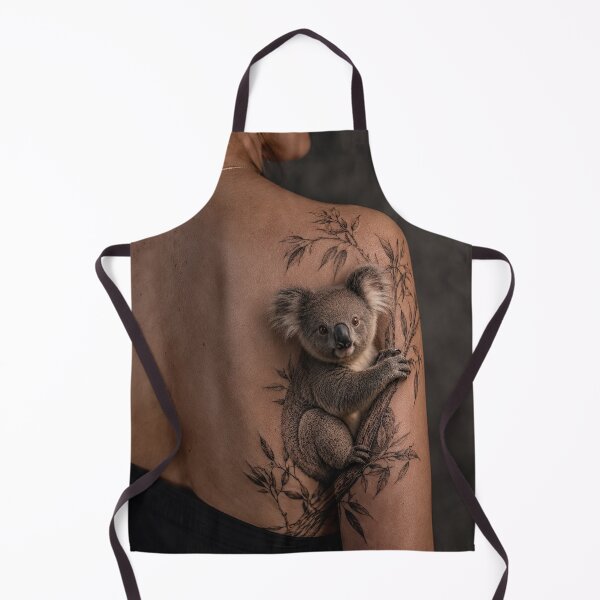 Item preview, Koala On Branch Tattoo Shoulder designed and sold by Diego Re.