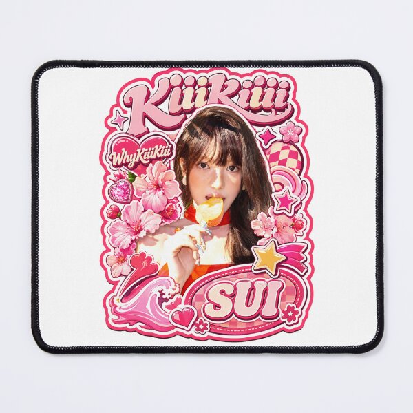 Item preview, Vibrant KiiiKiii Sui Red Dress Sticker Album Fan Art designed and sold by Valereekmerch.