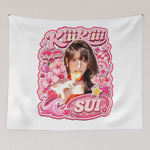 Item preview, Vibrant KiiiKiii Sui Red Dress Sticker Album Fan Art designed and sold by Valereekmerch.