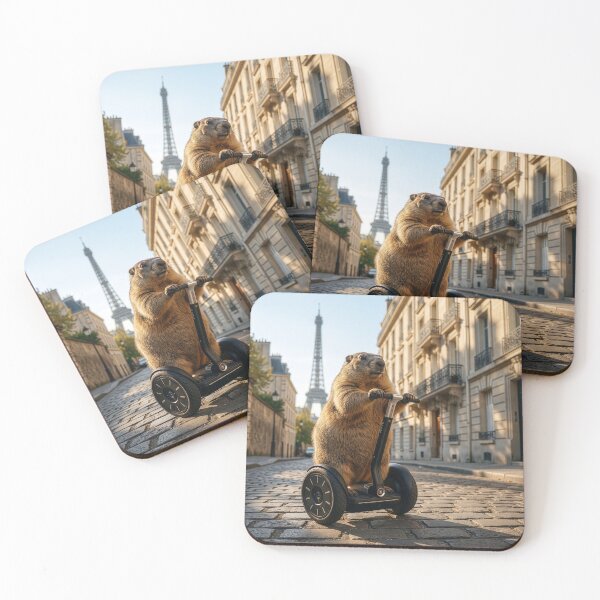 Item preview, Groundhog Zips Through Paris on a Segway designed and sold by Tridentulus.