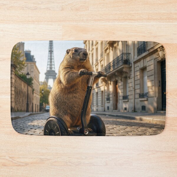 Item preview, Groundhog Zips Through Paris on a Segway designed and sold by Tridentulus.