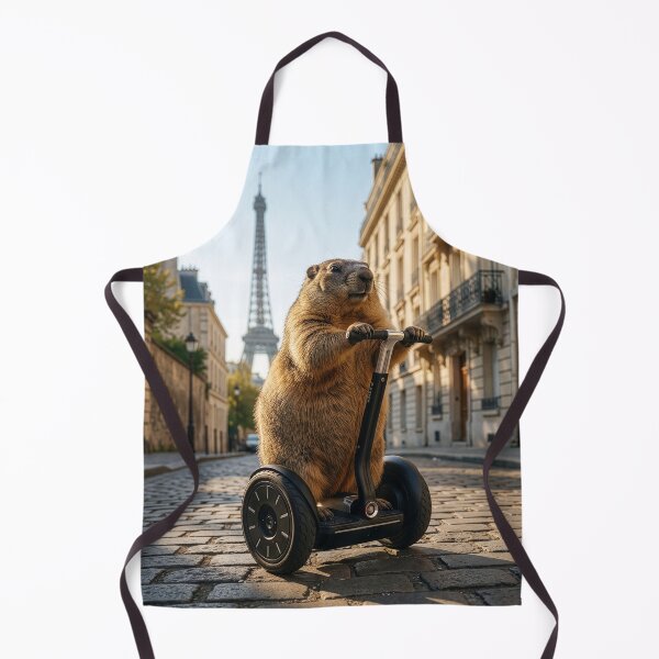 Item preview, Groundhog Zips Through Paris on a Segway designed and sold by Tridentulus.