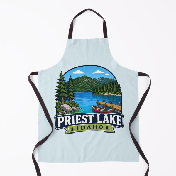 Item preview, Priest Lake, Idaho - Scenic Mountain Image designed and sold by Myra365Art.