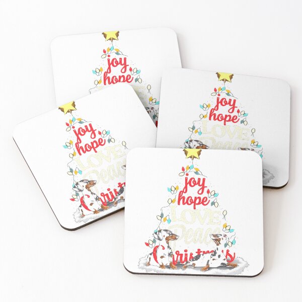 Item preview, Dachshund Christmas Joy Hope Love Peace designed and sold by lht6474.