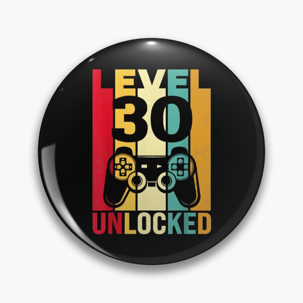 Item preview, Level 30 Unlocked Thirtieth Birthday Gamer designed and sold by Hugosploosh.