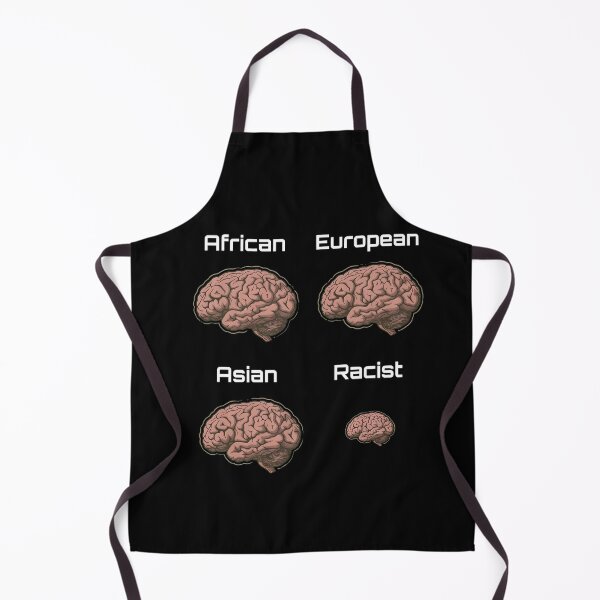 Item preview, Brain Size Comparison Racist Joke Meme designed and sold by tricartitijar.