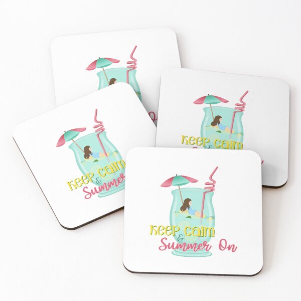 Item preview, Keep Calm & Summer On (on White) designed and sold by PawsitiveMum3.