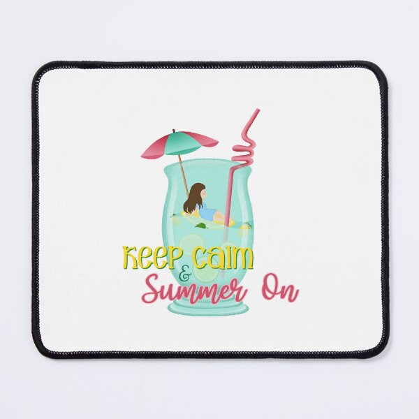 Item preview, Keep Calm & Summer On (on White) designed and sold by PawsitiveMum3.