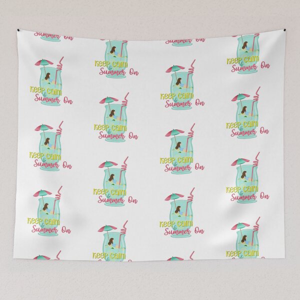 Item preview, Keep Calm & Summer On (on White) designed and sold by PawsitiveMum3.