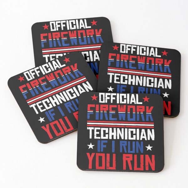 Item preview, Official Firework Technician If I Run You Run Fourth Of July Pyrotechnician designed and sold by Hugosploosh.