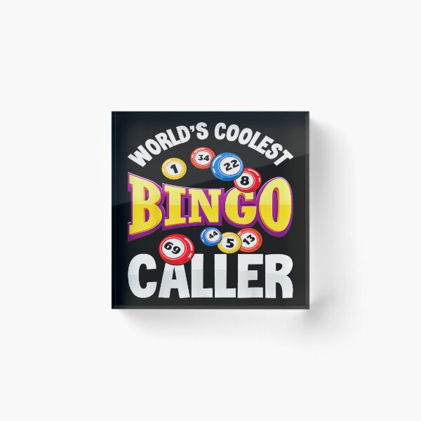 Item preview, World's Coolest Bingo Caller Bingo Player Game Night designed and sold by Hugosploosh.